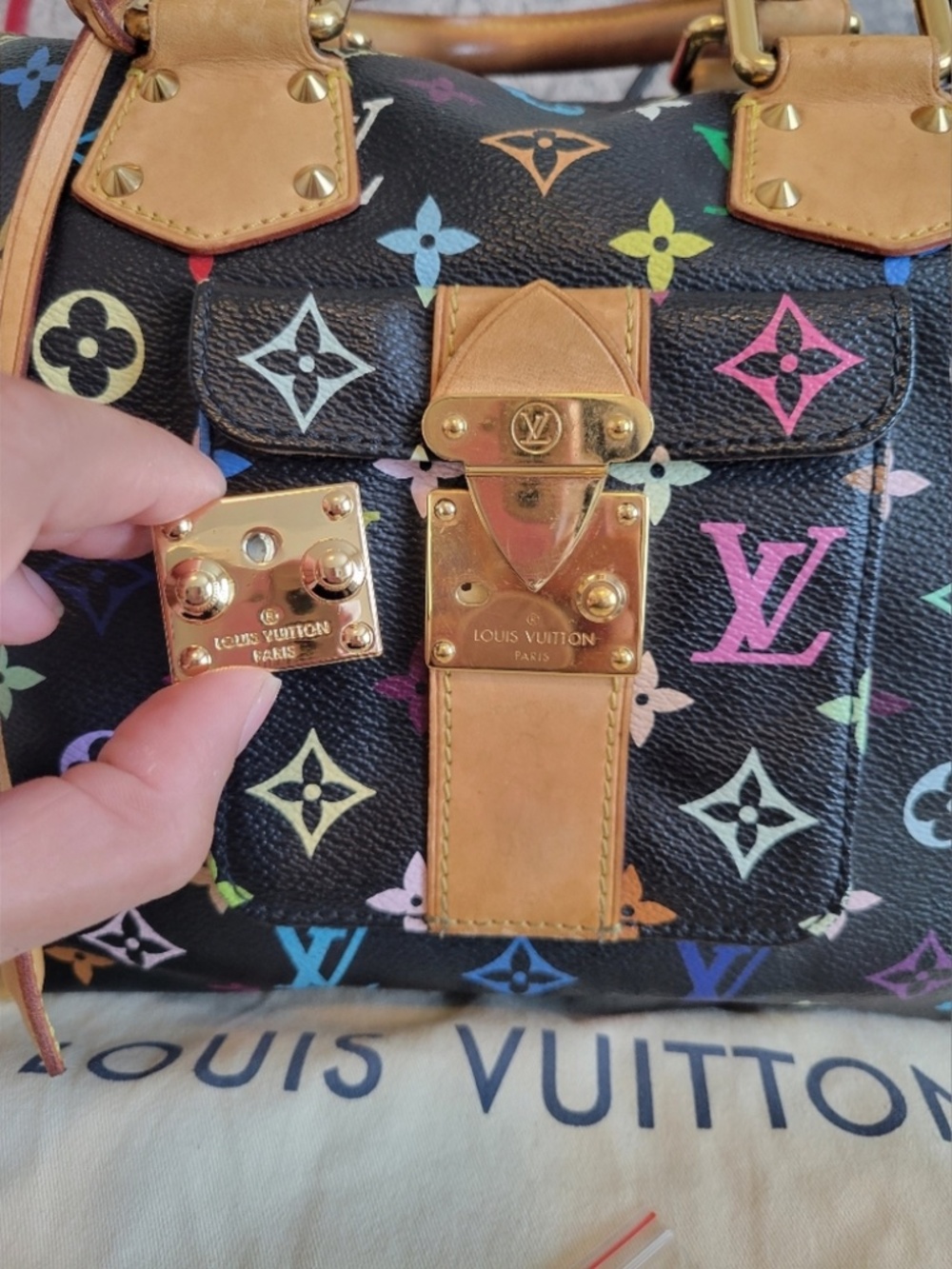 Louis Vuitton × Takashi Murakami Multicolore Speedy 30. - Picture 9 of 14
